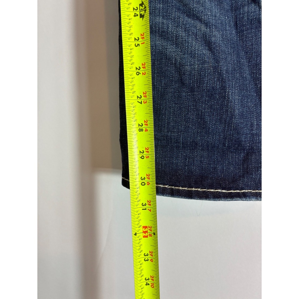 Rock Revival Johanna Capri Jeans Dark Wash Thick Stitch Y2K Denim 27 RJ8250P58 - Picture 12 of 13